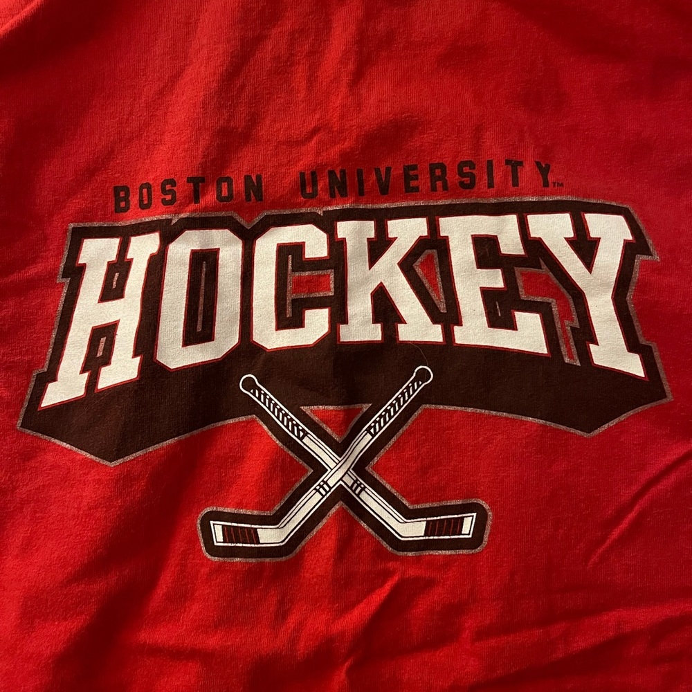 Champion Boston University Hockey T-Shirt.